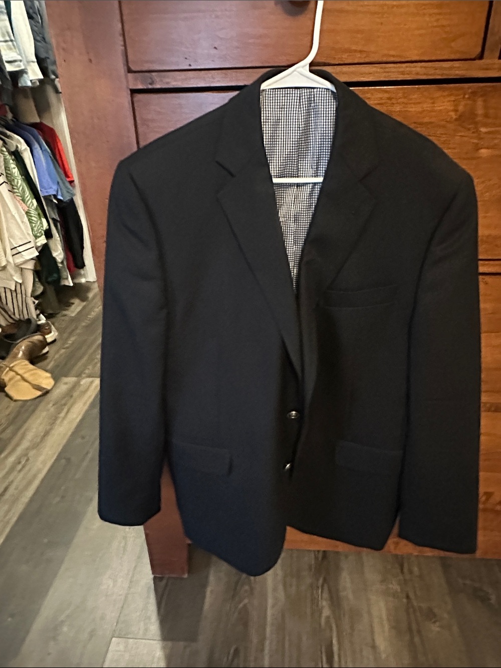 Men's Classic Black Blazer - Tailored Style